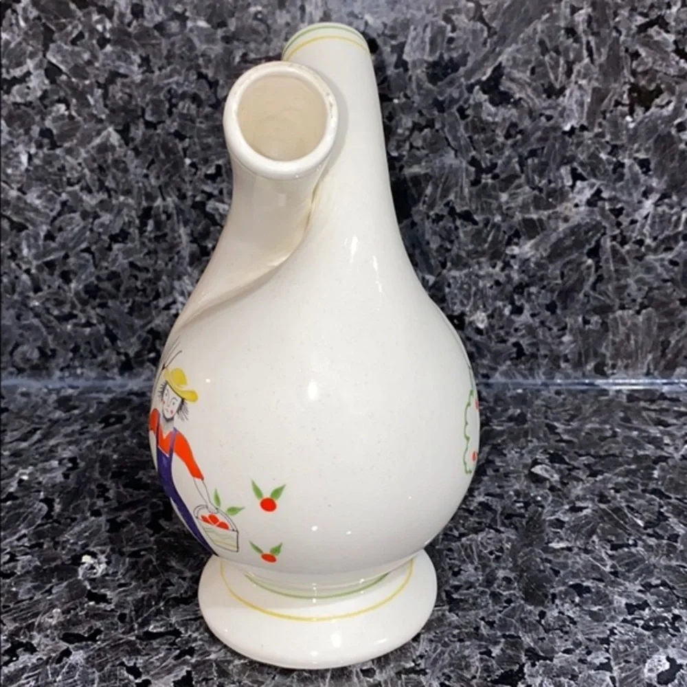 Vintage Oil & Vinegar Ceramic Cruet Dispenser – Apple Tree Farmers Design Japan